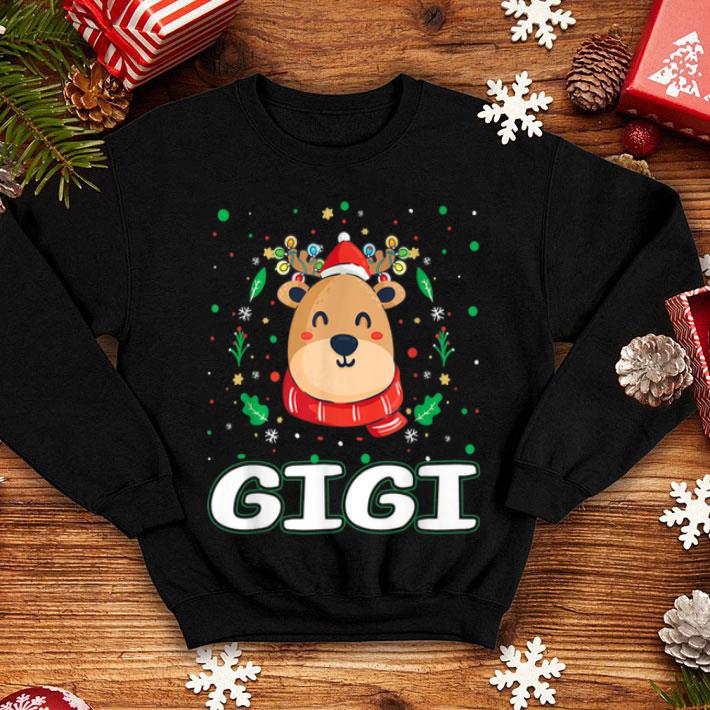 Hot Cute Gigi Reindeer Santa Ugly Christmas Family Matching shirt 4 - Hot Cute Gigi Reindeer Santa Ugly Christmas Family Matching shirt