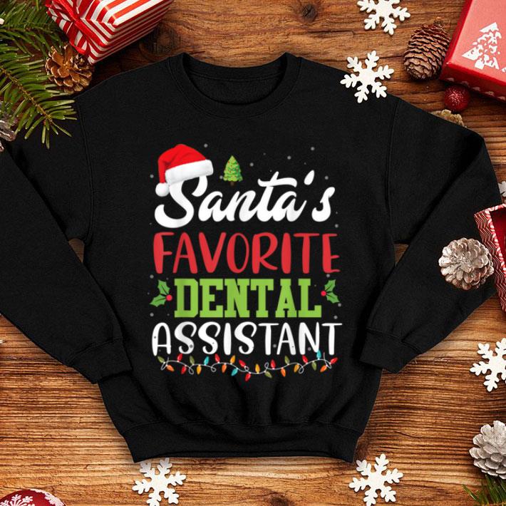 Hot Funny Santa's Favorite Dental Assistant Christmas Santa Hat shirt Hot Funny Santa s Favorite Dental Assistant Christmas Santa Hat shirt 4 - Hot Funny Santa's Favorite Dental Assistant Christmas Santa Hat shirt