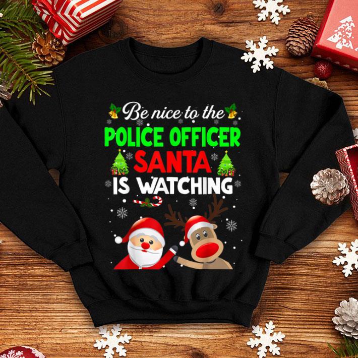 Hot Police Officer Santa Is Watching Christmas Cute Police Gifts shirt 4 - Hot Police Officer Santa Is Watching Christmas Cute Police Gifts shirt