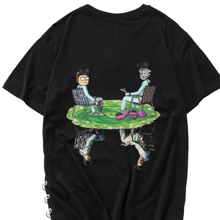 Hot Rick and Morty Crossover Walter and Jesse Breaking Bad shirt 1 - Hot Rick and Morty Crossover Walter and Jesse Breaking Bad shirt