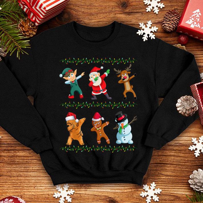 Nice Funny Dabbing Santa Chow Chow And Friends Christmas shirt 4 - Nice Funny Dabbing Santa Chow Chow And Friends Christmas shirt