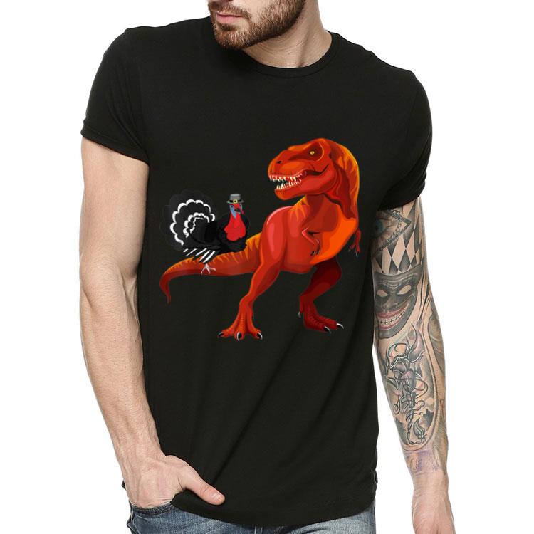 Nice Thanksgiving Pilgrim Turkey T Rex Dinosaur Boys Kids Men Tee shirt 4 - Nice Thanksgiving Pilgrim Turkey T Rex Dinosaur Boys Kids Men Tee shirt