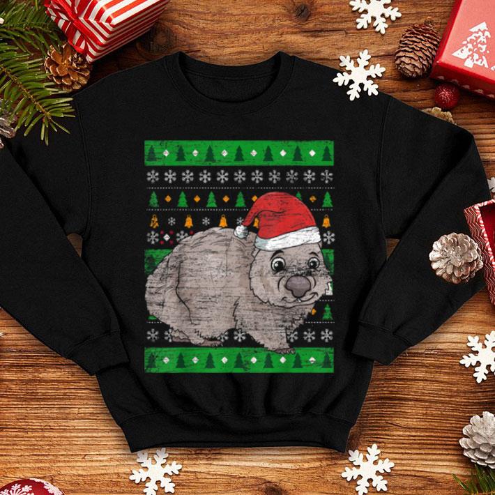 Nice Zookeeper Australia Animal Ugly Christmas Wombat shirt 4 - Nice Zookeeper Australia Animal Ugly Christmas Wombat shirt