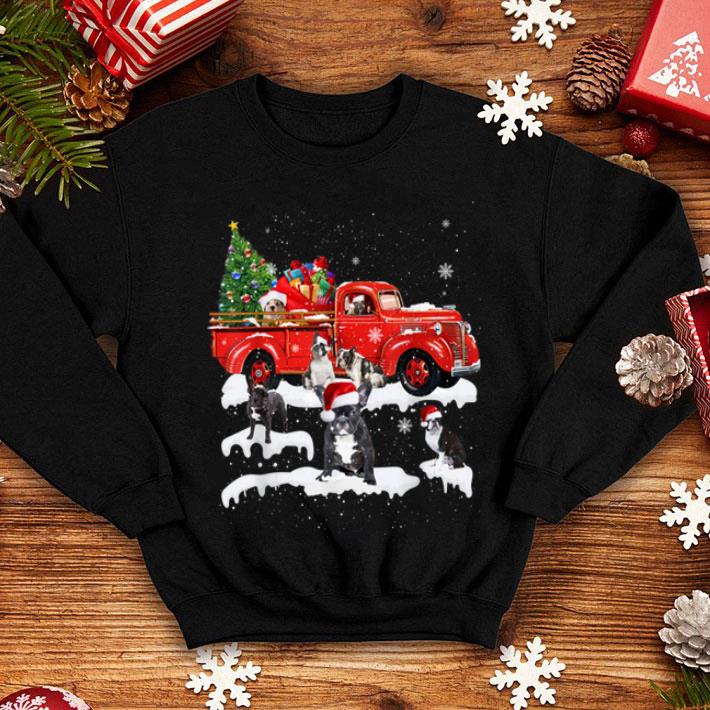 Official French Bulldog Riding Red Truck Xmas Merry Christmas Gifts shirt 4 - Official French Bulldog Riding Red Truck Xmas Merry Christmas Gifts shirt