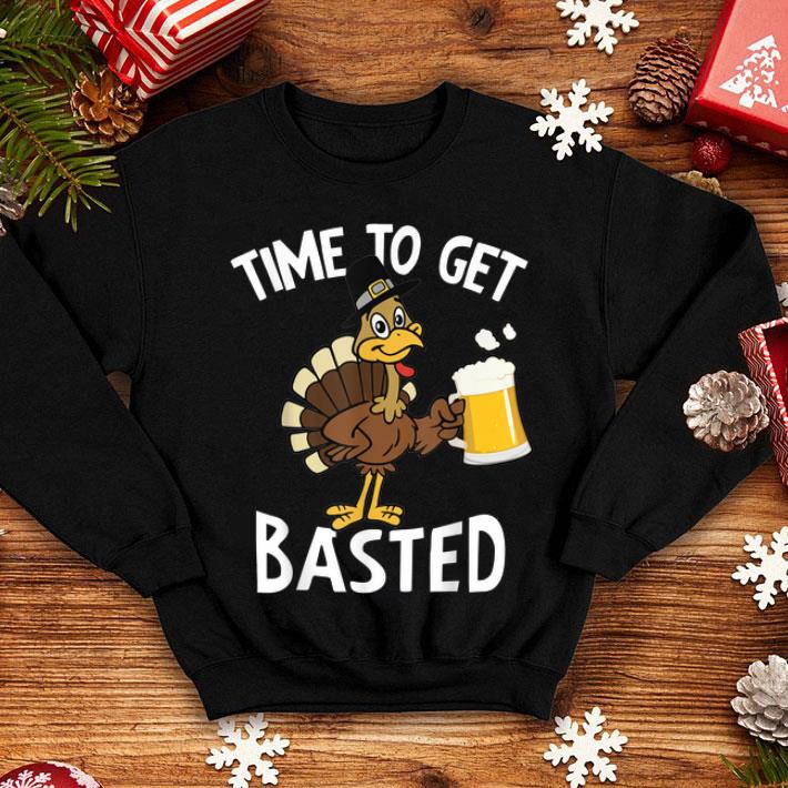 Official Funny Beer Thanksgiving Turkey Time To Get Basted shirt Official Funny Beer Thanksgiving Turkey Time To Get Basted shirt 4 - Official Funny Beer Thanksgiving Turkey Time To Get Basted shirt