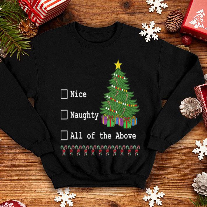 Official Funny Santa s List Gift Xmas Naughty and Nice shirt 4 - Official Funny Santa's List Gift - Xmas, Naughty and Nice shirt