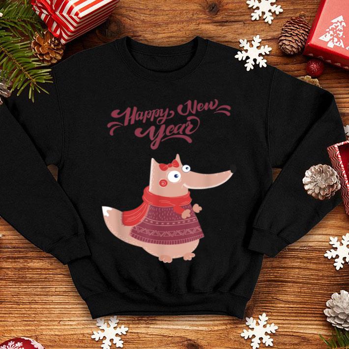 Official Lovely Fox Happy New Year Christmas Fox Pajama shirt 4 1 - Official Lovely Fox Happy New Year - Christmas Fox Pajama shirt