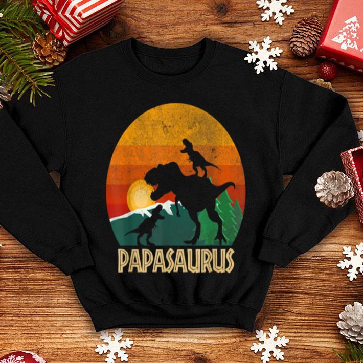 Official Papasaurus Papa Gift From Daughter Son Birthday Christmas shirt 4 - Official Papasaurus Papa Gift From Daughter Son-Birthday Christmas shirt