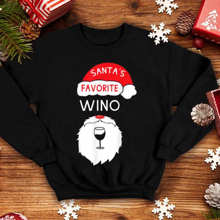 Official Santa s Favorite Wino Funny Christmas Wine shirt 4 - Official Santa's Favorite Wino Funny Christmas Wine shirt