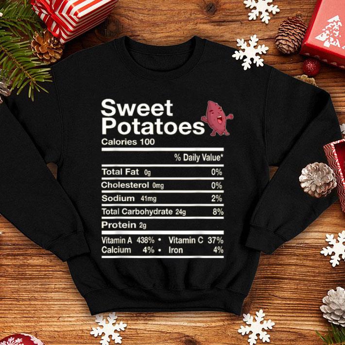 Original Funny Sweet Potato Nutrition Facts Thanksgiving Christmas shirt 4 - Original Funny Sweet Potato Nutrition Facts Thanksgiving Christmas shirt