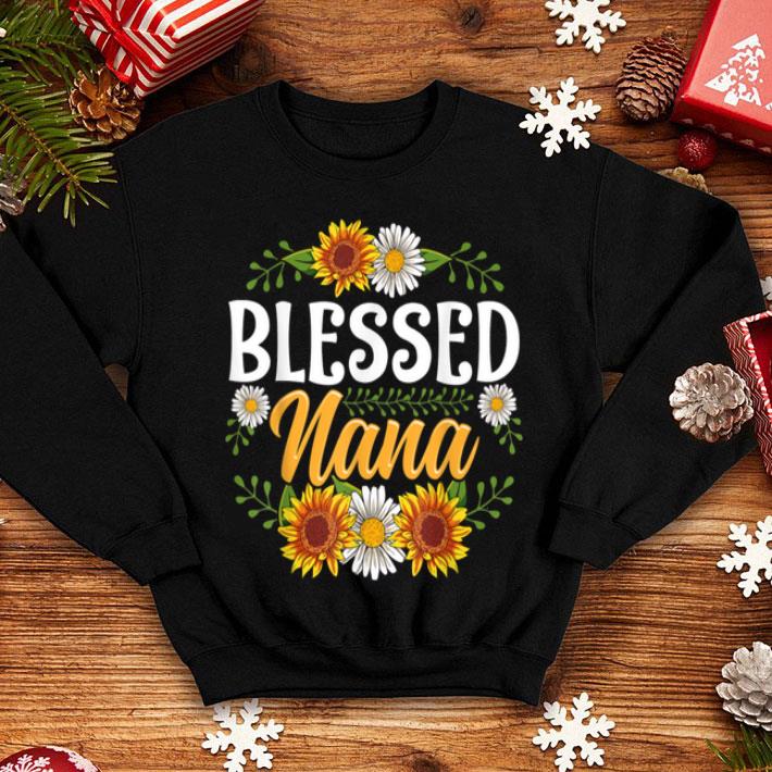 Pretty Blessed Nana Thanksgiving Christmas Cute Gift Floral shirt 4 - Pretty Blessed Nana Thanksgiving Christmas Cute Gift Floral shirt