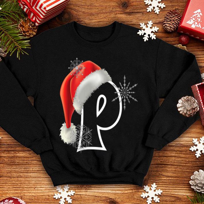 Pretty Cutest Capital Letter P Santa Monogram Christmas Holidays shirt 4 - Pretty Cutest Capital Letter P Santa Monogram Christmas Holidays shirt