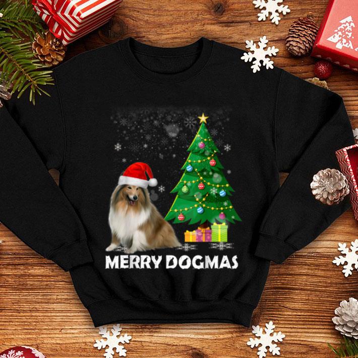 Pretty Merry Dogmas Shetland Sheepdog Christmas dog decor Xmas tree shirt 4 - Pretty Merry Dogmas Shetland Sheepdog Christmas dog decor Xmas tree shirt