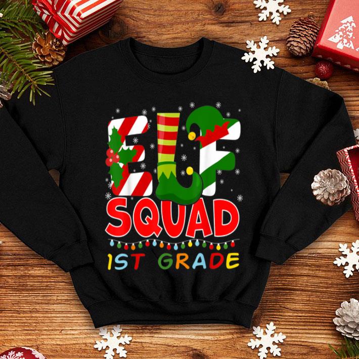 Top ELF Squad Funny 1st Grade Christmas Ugly Pajama Gift shirt 4 - Top ELF Squad , Funny 1st Grade Christmas Ugly Pajama Gift shirt
