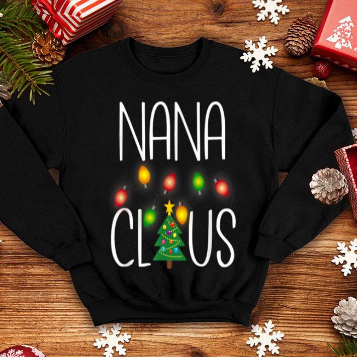 Top Nana Claus Christmas Lights sweater 4 - Top Nana Claus Christmas Lights sweater