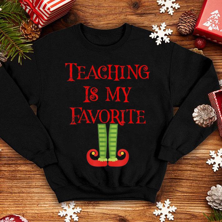 Awesome Cute Teaching Is My Favorite Elf Christmas Xmas Teacher Gift sweater Awesome Cute Teaching Is My Favorite Elf Christmas Xmas Teacher Gift sweater 4 - Awesome Cute Teaching Is My Favorite Elf Christmas Xmas Teacher Gift sweater