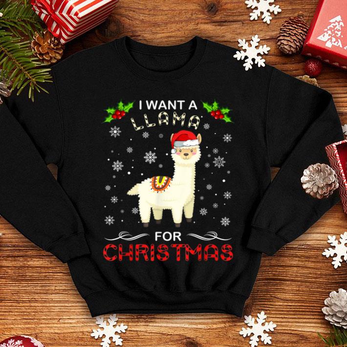 Beautiful Funny I Want A Llama For Christmas Fun Xmas Gift sweater 4 - Beautiful Funny I Want A Llama For Christmas Fun Xmas Gift sweater