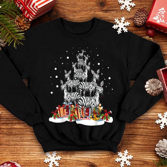Beautiful Kawaii Zebra Christmas Tree Funny Merry X Mas sweater 4 - Beautiful Kawaii Zebra Christmas Tree Funny Merry X-Mas sweater