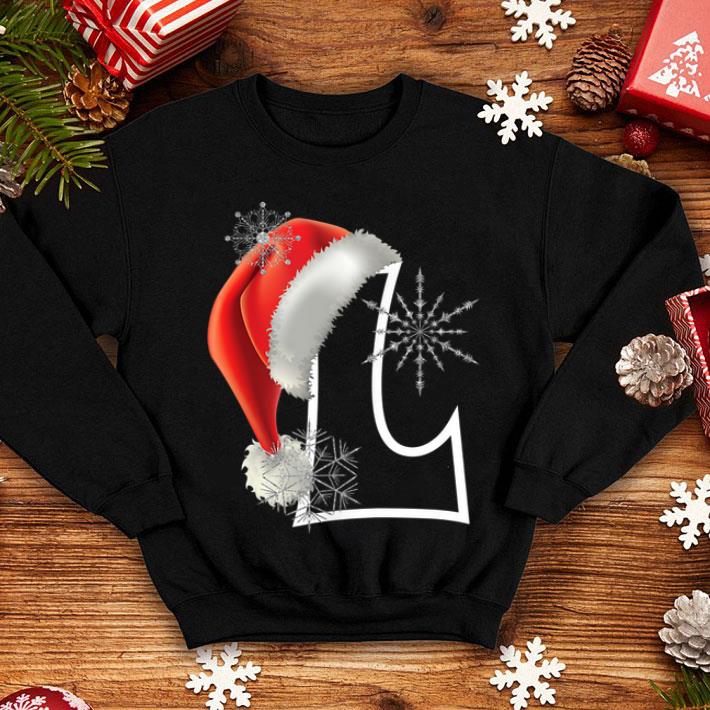 Nice Cutest Capital Letter L Santa Monogram Christmas Holidays sweater Nice Cutest Capital Letter L Santa Monogram Christmas Holidays sweater 4 - Nice Cutest Capital Letter L Santa Monogram Christmas Holidays sweater