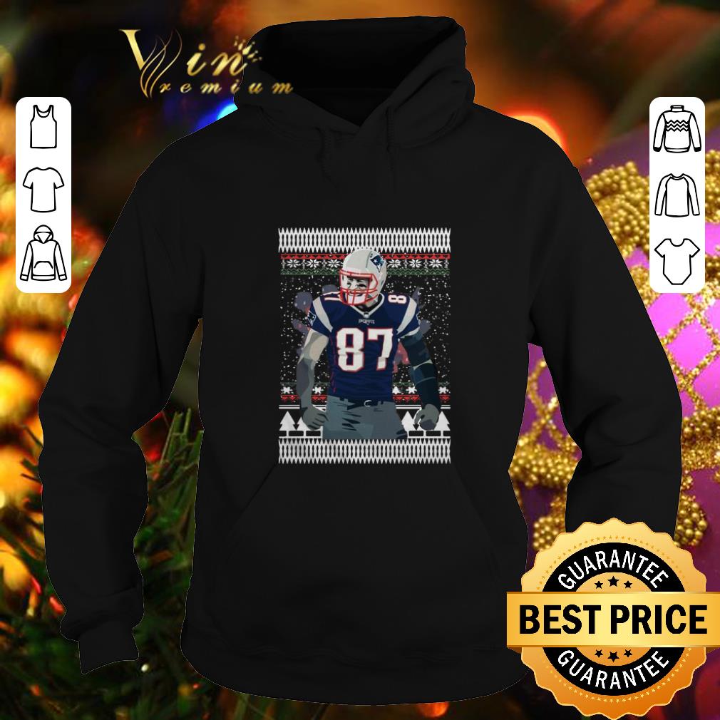 Nice Rob Gronkowski 87 New England Patriots Ugly Christmas sweater Nice Rob Gronkowski 87 New England Patriots Ugly Christmas sweater 4 - Nice Rob Gronkowski 87 New England Patriots Ugly Christmas sweater