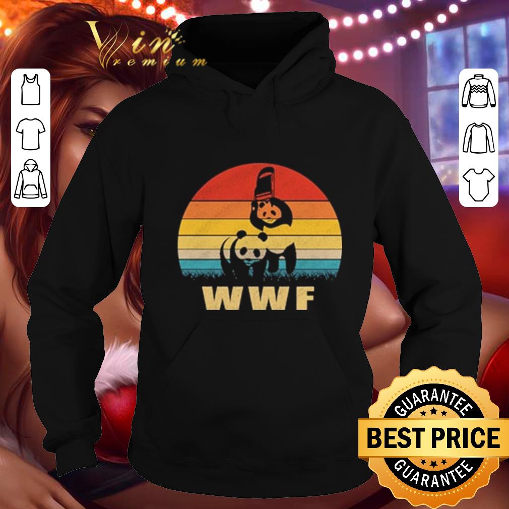 Nice WWF wrestling panda vintage shirt 4 - Nice WWF wrestling panda vintage shirt
