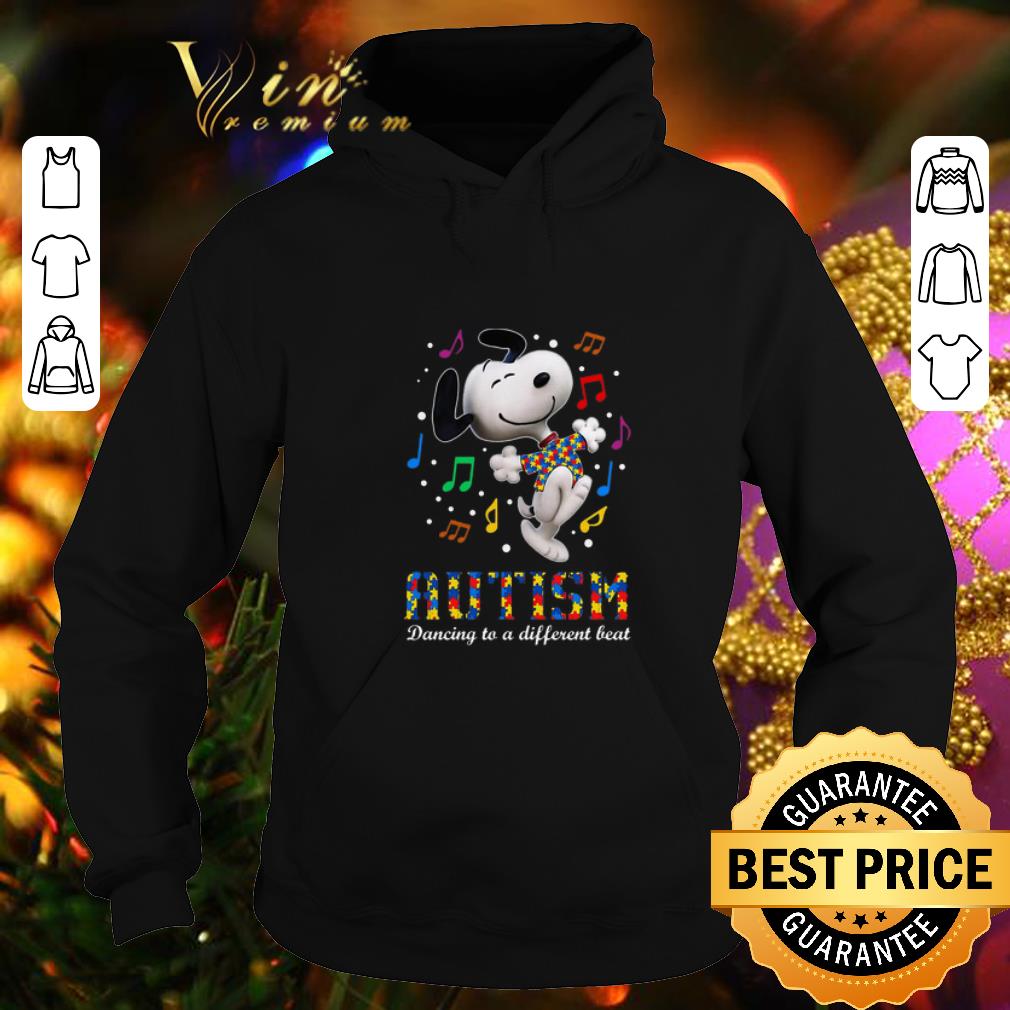 Official Snoopy Autism dancing to different beat shirt Official Snoopy Autism dancing to different beat shirt 4 - Official Snoopy Autism dancing to different beat shirt