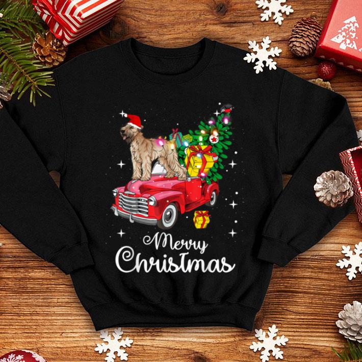 Official Soft Coated Wheaten Terrier Rides Red Truck Christmas sweater 4 - Official Soft Coated Wheaten Terrier Rides Red Truck Christmas sweater