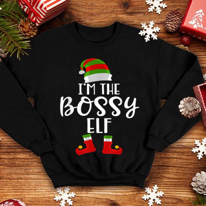 Original Im The Bossy Elf Funny Matching Family Group Gift Christmas sweater 4 - Original Im The Bossy Elf Funny Matching Family Group Gift Christmas sweater