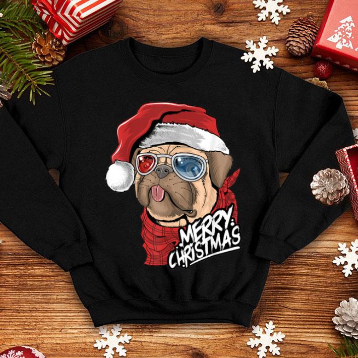 Original Santa Hat Pug Christmas Merry Pugmas Dog Lover Xmas Gift sweater 4 - Original Santa Hat Pug Christmas Merry Pugmas Dog Lover Xmas Gift sweater