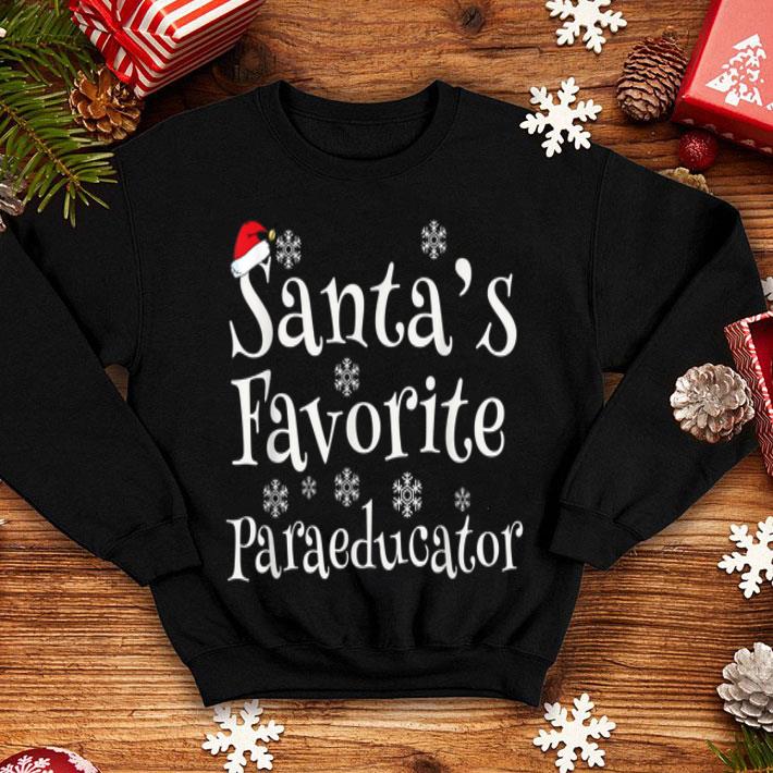 Original Santa s Favorite Paraeducator Christmas Funny Gift sweater 4 - Original Santa's Favorite Paraeducator Christmas Funny Gift sweater