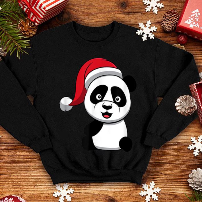 Premium Christmas Panda Bear Clothes Santas Hat Gift Cute Christmas sweater 4 - Premium Christmas Panda Bear Clothes Santas Hat Gift Cute Christmas sweater