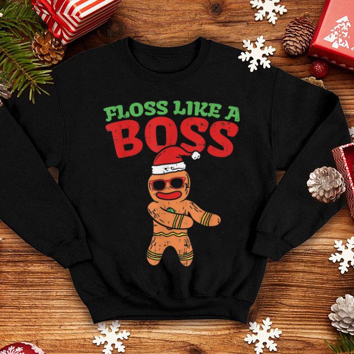 Premium Floss Like A Boss Christmas Gingerbread Boy Girls Gift sweater 4 - Premium Floss Like A Boss Christmas Gingerbread Boy Girls Gift sweater