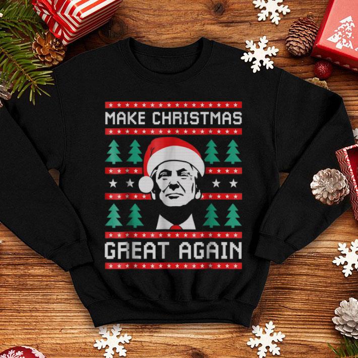 Pretty Make Christmas Great Again Trump sweater 4 - Pretty Make Christmas Great Again Trump sweater