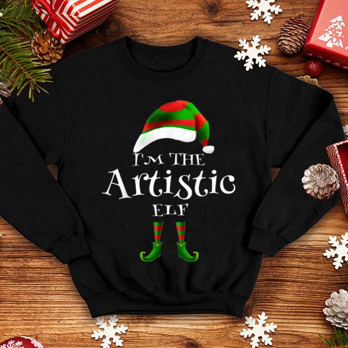 Pretty The Artistic Elf Group Matching Family Christmas Gift Art sweater 4 - Pretty The Artistic Elf Group Matching Family Christmas Gift Art sweater