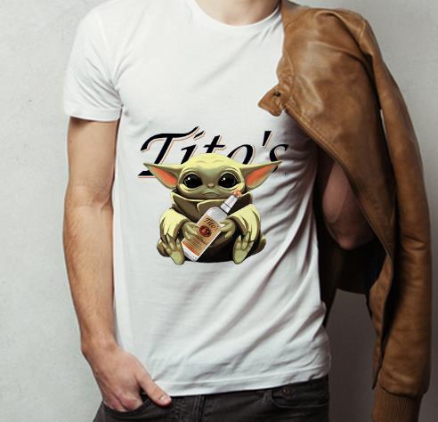 Official Star Wars Baby Yoda Hugging Tito s Vodka shirt 4 - Official Star Wars Baby Yoda Hugging Tito’s Vodka shirt