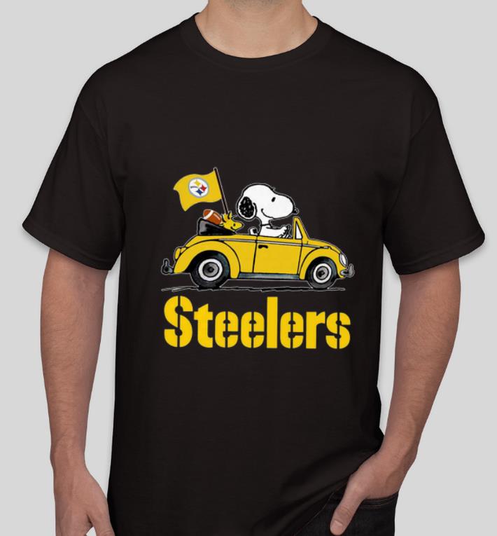 Pretty Snoopy Driving Volkswagen Pittsburgh Steelers shirt 4 - Pretty Snoopy Driving Volkswagen Pittsburgh Steelers shirt