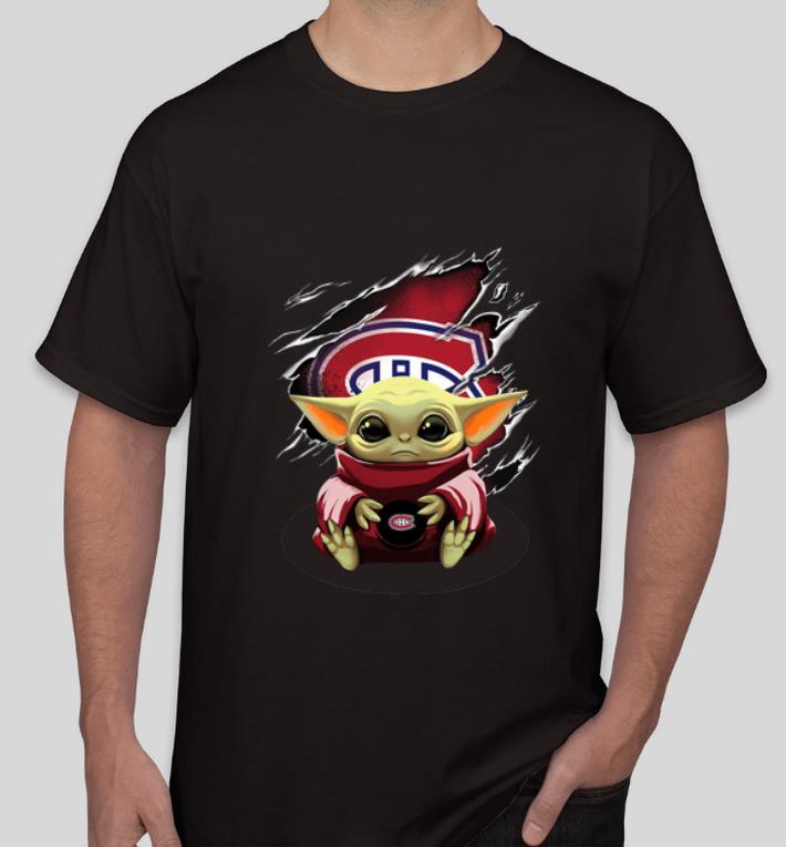 Top Star Wars Baby Yoda Blood Inside Montreal Canadiens shirt 4 - Top Star Wars Baby Yoda Blood Inside Montreal Canadiens shirt