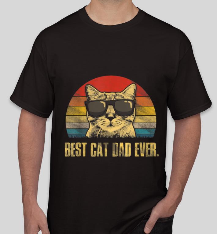 Awesome Best Cat Dad Ever Father s Day Vintage Cat Lovers shirt 4 - Awesome Best Cat Dad Ever Father's Day Vintage Cat Lovers shirt