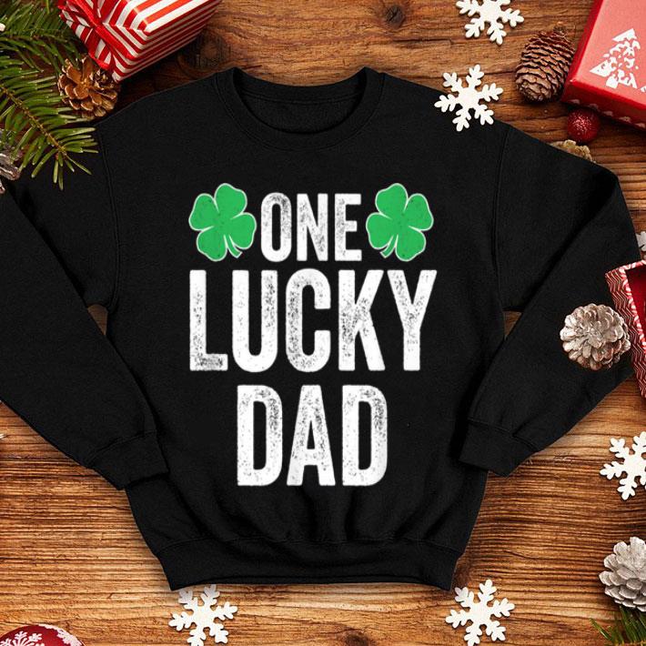 Beautiful Mens One Lucky Dad Clover Men Father St Patricks Day Dad shirt 4 - Beautiful Mens One Lucky Dad Clover Men Father St Patricks Day Dad shirt