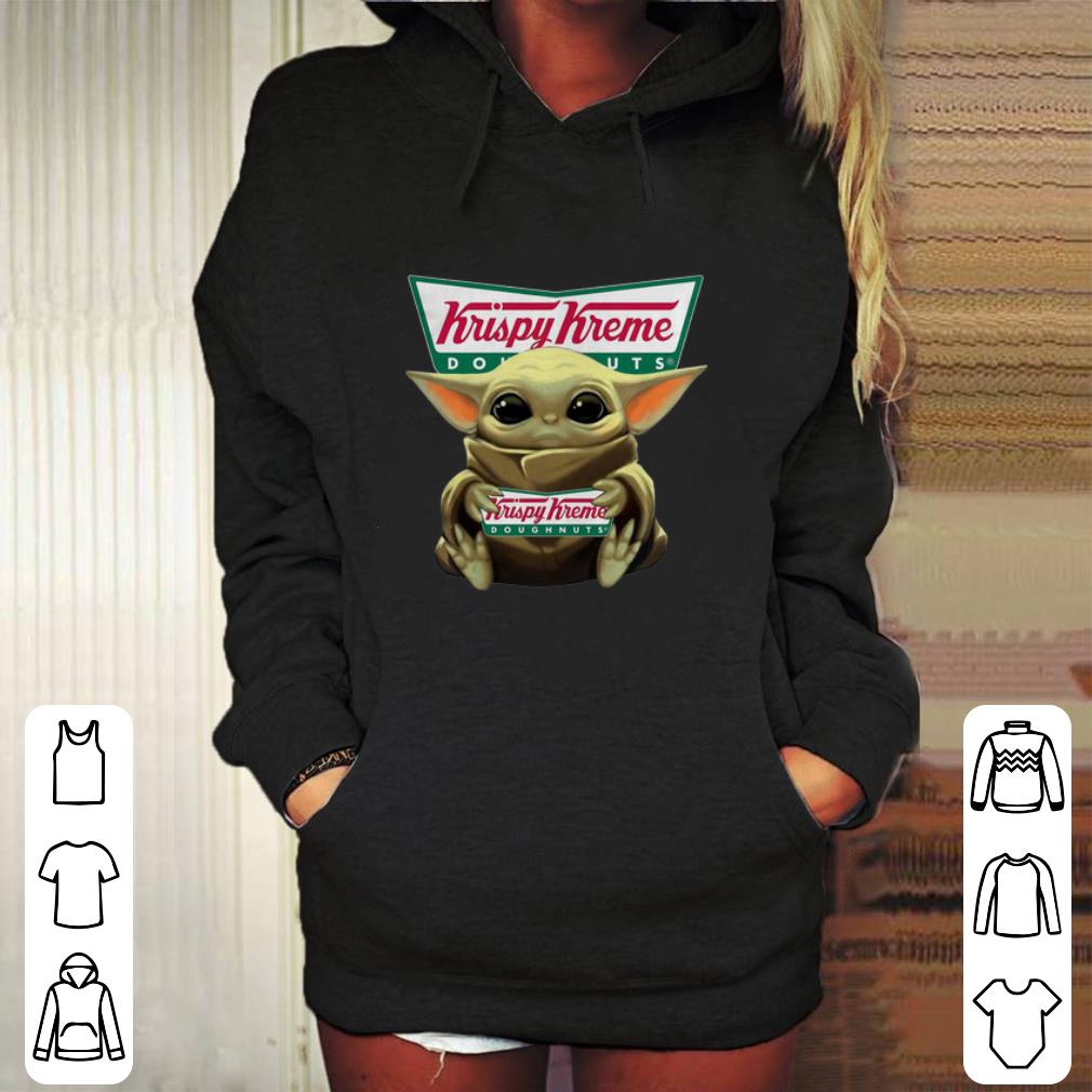Cheap Baby Yoda hug Krispy Kreme Doughnuts Star Wars shirt 4 - Cheap Baby Yoda hug Krispy Kreme Doughnuts Star Wars shirt
