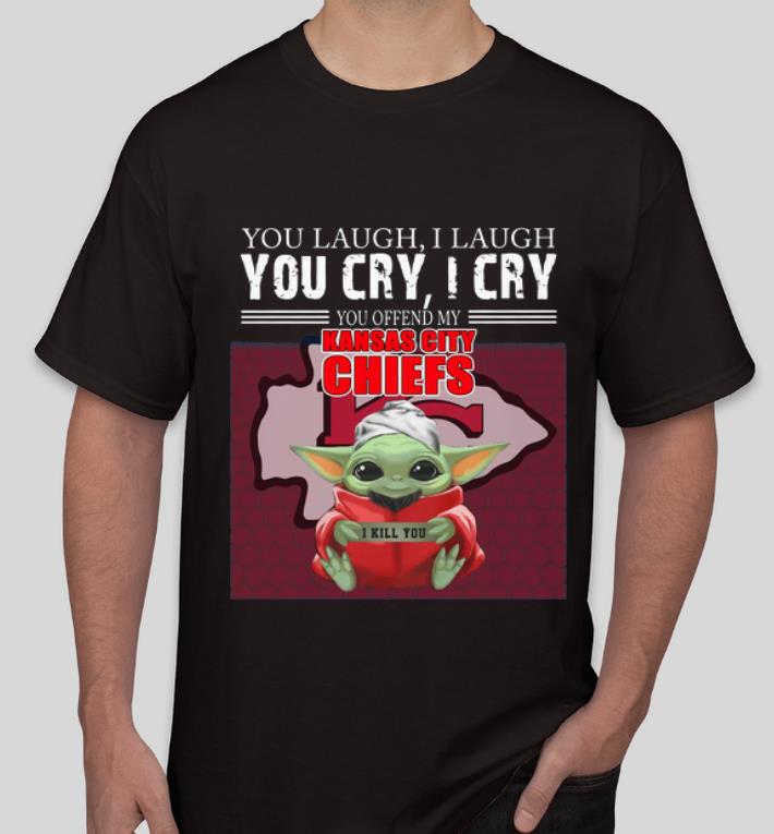 Great Baby Yoda You Offend My Kansas City Chiefs I Kill You shirt 4 - Great Baby Yoda You Offend My Kansas City Chiefs I Kill You shirt