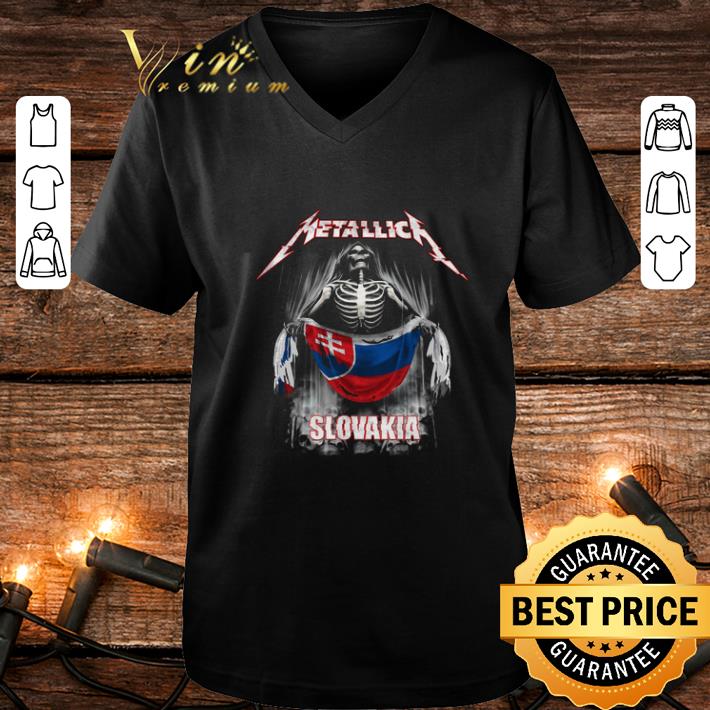 Nice Skeleton Metallica mashup Slovakia flag shirt Nice Skeleton Metallica mashup Slovakia flag shirt 4 - Nice Skeleton Metallica mashup Slovakia flag shirt