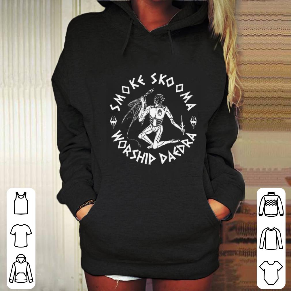 Nice Skyrim Smoke Skooma Worship Daedra shirt 4 - Nice Skyrim Smoke Skooma Worship Daedra shirt