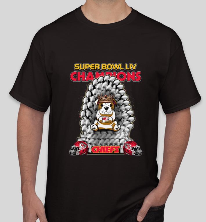 Original Bulldog Iron Throne Super Bowl LIV Champions Chiefs shirt 4 - Original Bulldog Iron Throne Super Bowl LIV Champions Chiefs shirt