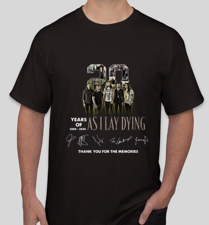 Premium 20 Years of As I Lay Dying Thank you For The Memories Signatures shirt 4 - Premium 20 Years of As I Lay Dying Thank you For The Memories Signatures shirt