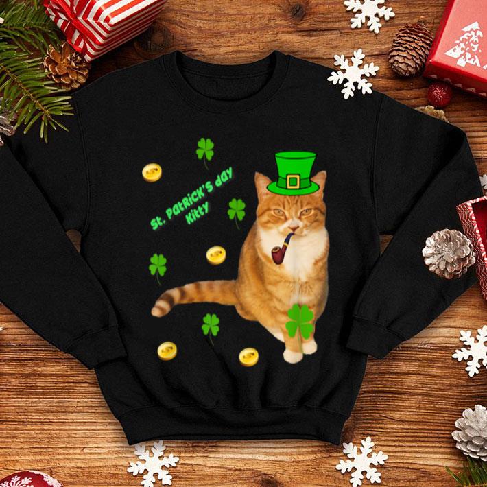 Pretty Orange Tabby Cat Leprechaun Irish St Patrick s Day shirt 4 - Pretty Orange Tabby Cat Leprechaun Irish St. Patrick's Day shirt