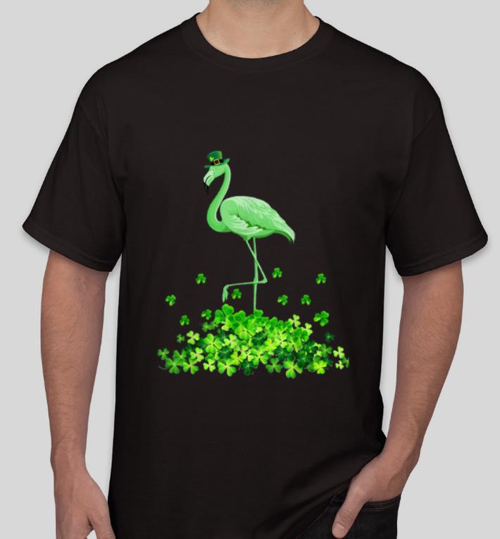 Pretty Shamrock Irish Flamingo shirt 4 - Pretty Shamrock Irish Flamingo shirt