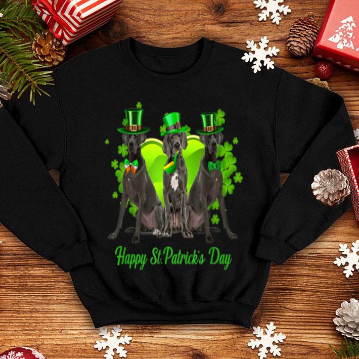 Pretty Three Great Dane Dogs Happy St.patrick's Day Gift shirt Pretty Three Great Dane Dogs Happy St patrick s Day Gift shirt 4 - Pretty Three Great Dane Dogs Happy St.patrick's Day Gift shirt