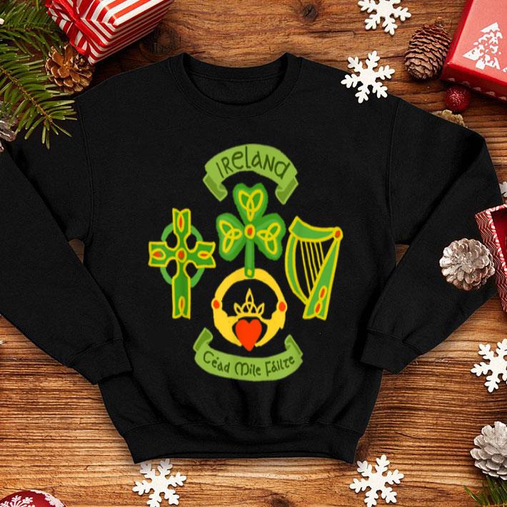 Top Ireland Saint Patrick's Day Celtic Cross Shamrock Green shirt Top Ireland Saint Patrick s Day Celtic Cross Shamrock Green shirt 4 - Top Ireland Saint Patrick's Day Celtic Cross Shamrock Green shirt