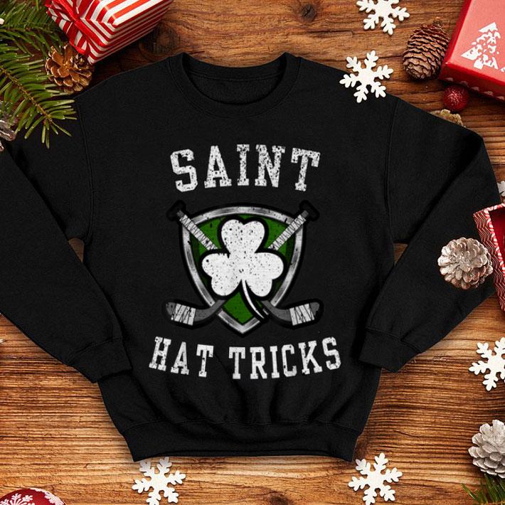 Top Saint Hattrick St Patrick s Day Hockey Hat Tricks Boys Men shirt 4 - Top Saint Hattrick St Patrick's Day Hockey Hat Tricks Boys Men shirt